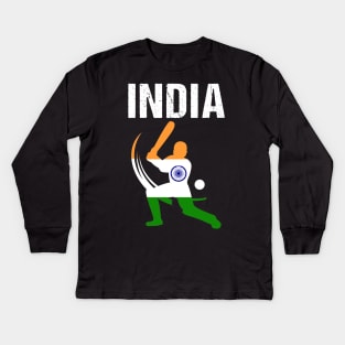 india cricket 2019 shirt Kids Long Sleeve T-Shirt